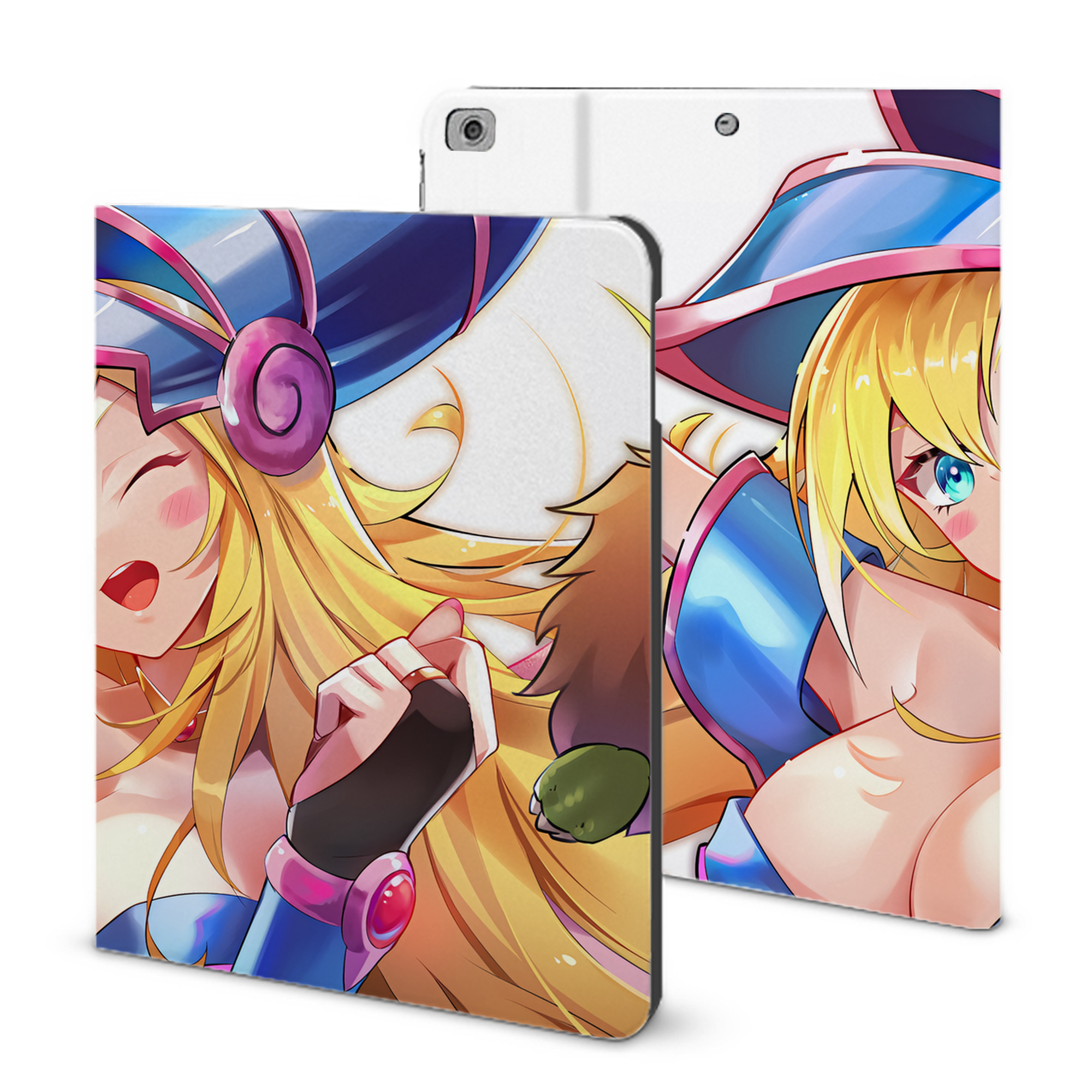 （画像用） 遊☆戯☆王 Yu-Gi-Oh! IPad ケース ブック型 PUレザー TPU 耐衝撃 軽量 薄型 ペン収納なし 全面保護 IPad 各モデル対応